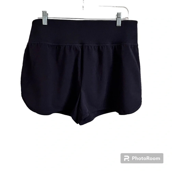 Talbots T By Talbots Active Stretch Woven Shorts Women’s Large In Indigo Blue - Picture 1 of 10